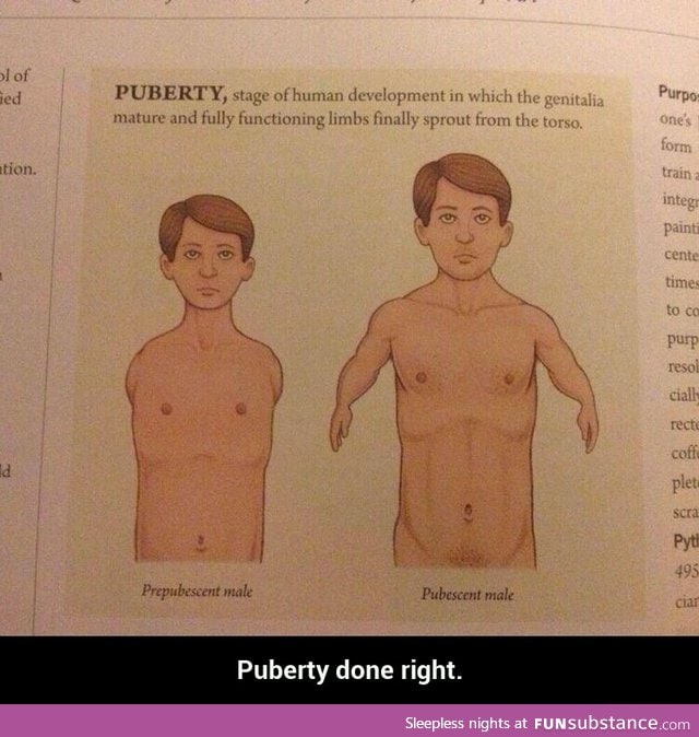 Correct puberty