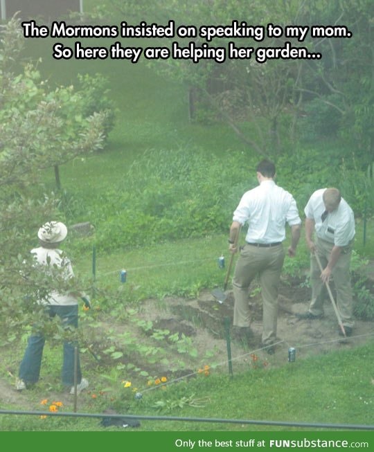 Lovely mormon missionaries