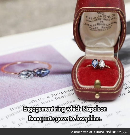 Napoleon and josephine's engagement ring