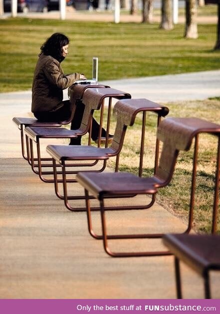 Combination desk and bench