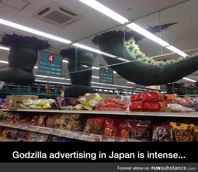 Godzilla advertising