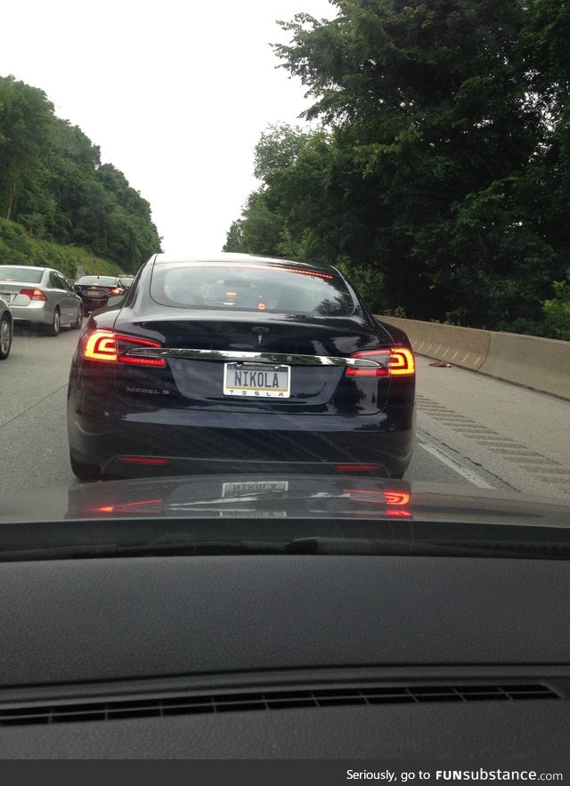 Best tesla vanity plate