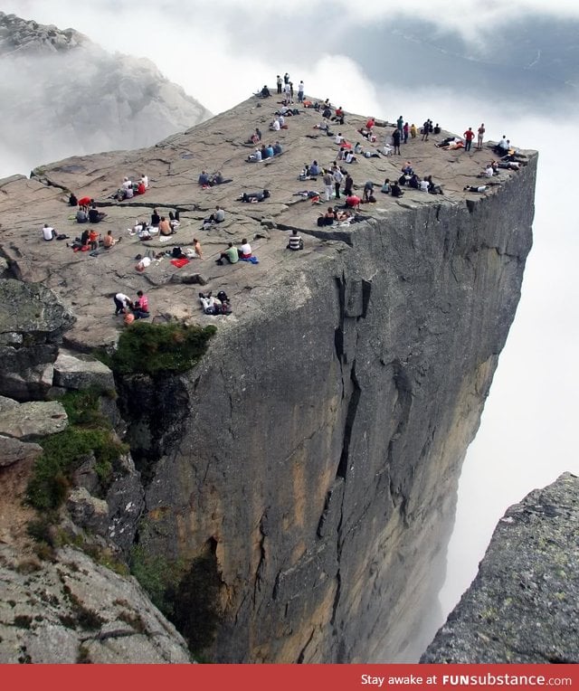 One of the most visited natural tourist attractions in Norway