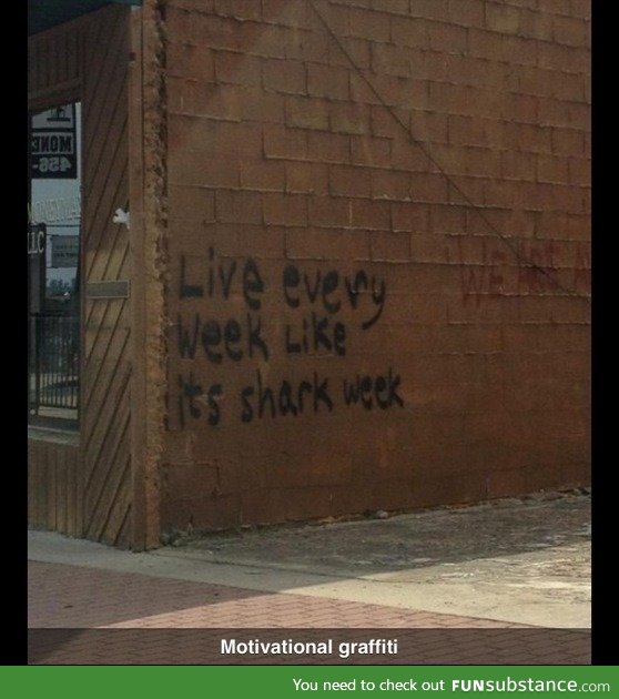 Motivational graffiti