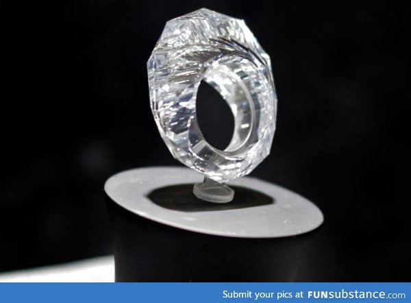 Pure diamond ring