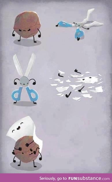 rock, paper, scissors...