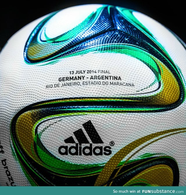 Ball for world cup final can't wait!!!