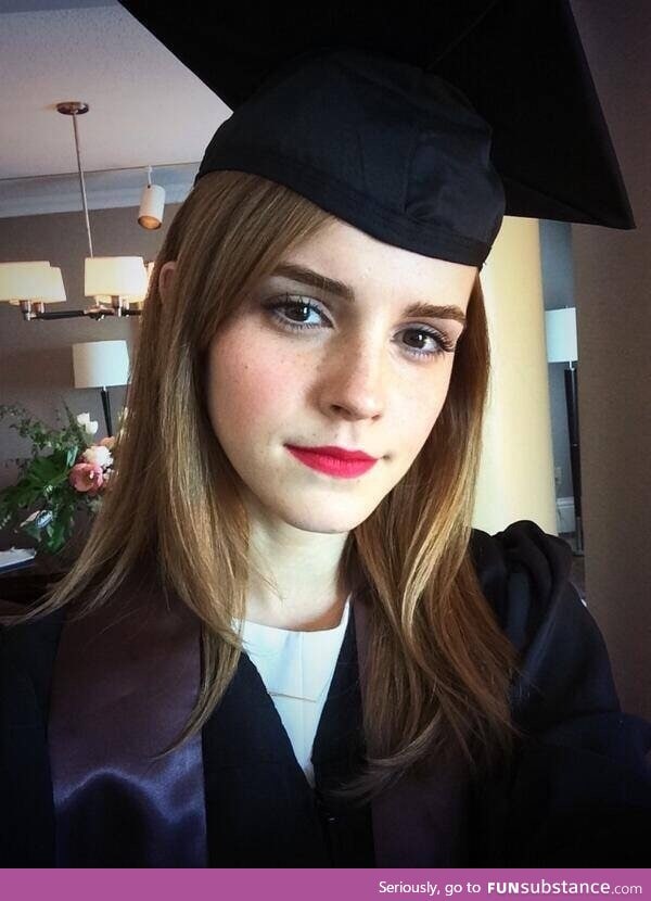 Emma Watson graduation