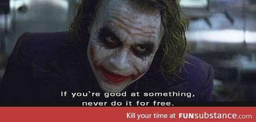 Even though he's the bad guy, you must admit he's a fudging genius!