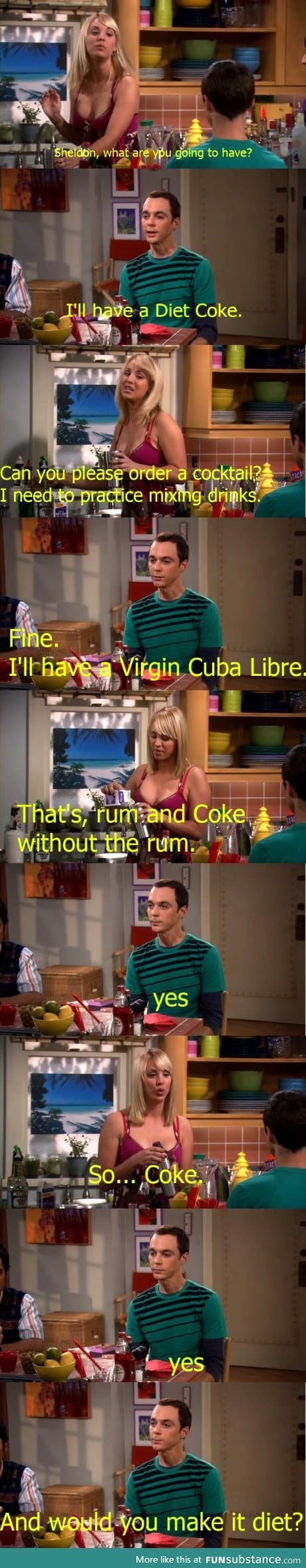 Sheldon being Sheldon…