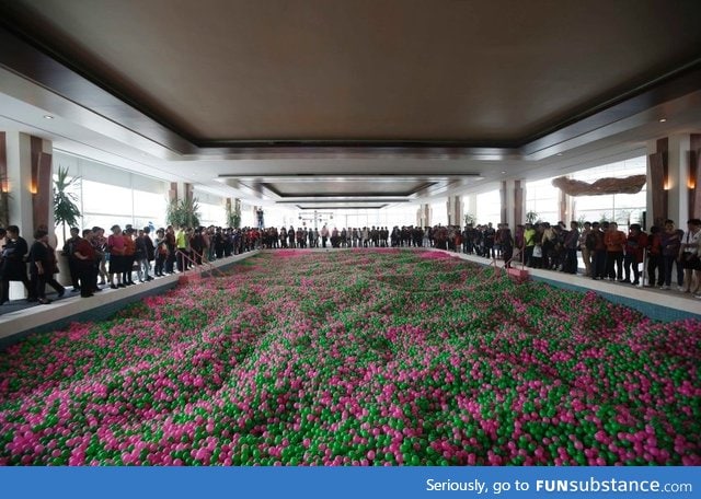 World's largest ball pit