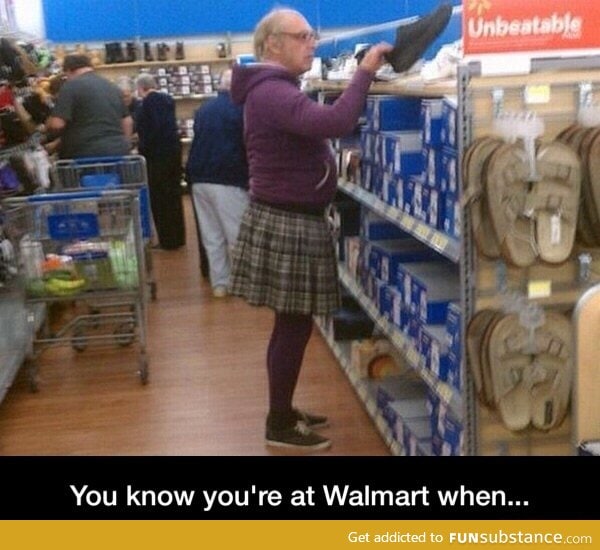 Only at Wal-Mart