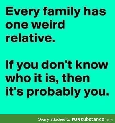 Weird family