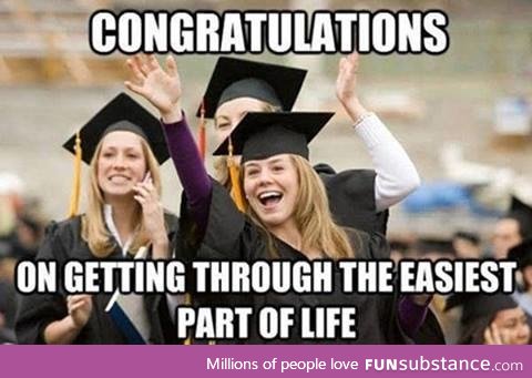 After seeing all these kids celebrating their HS graduation on Facebook