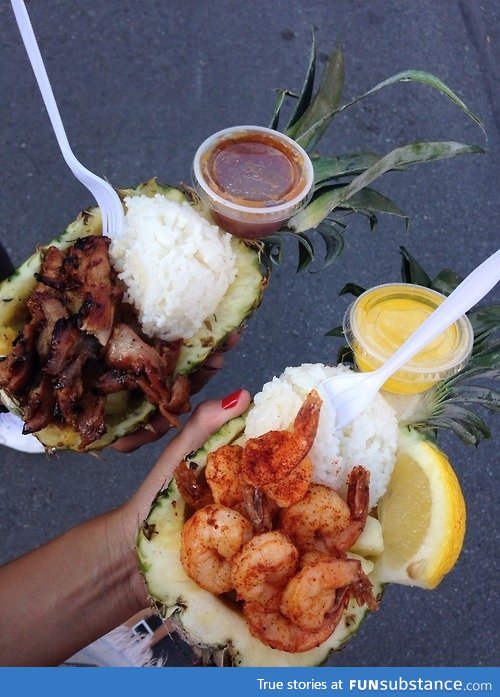 Pineapple bowls