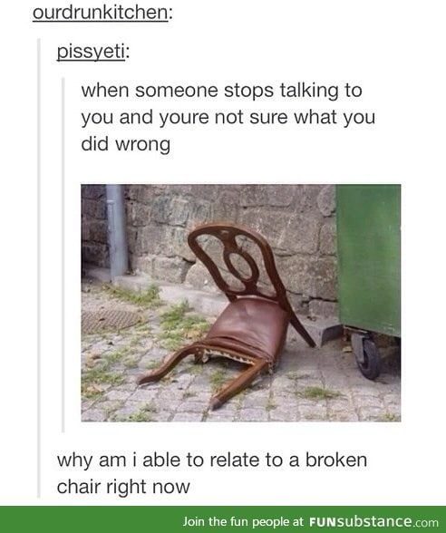 dis chair brings a tear to my eye ;-;