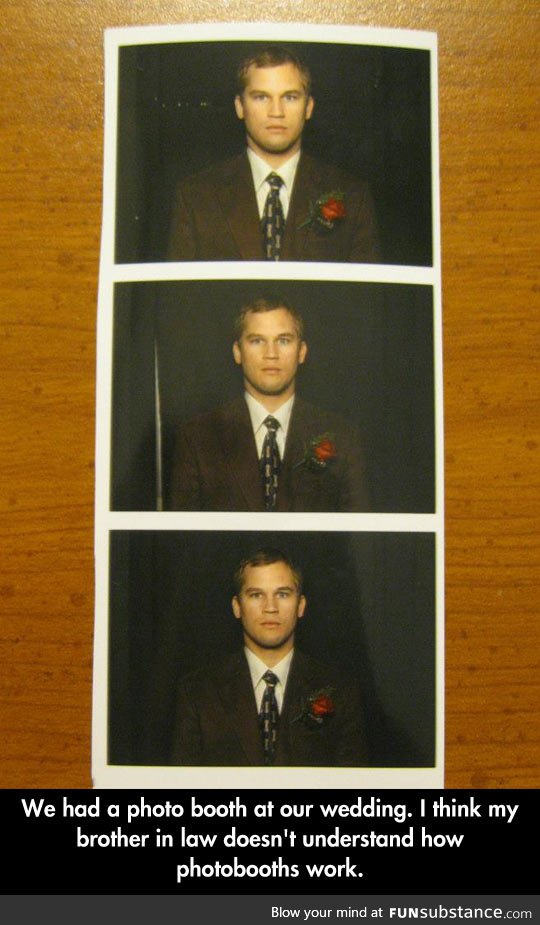 Photobooth in a wedding