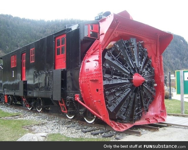 Snow-Removal Train in Skagway, Alaska