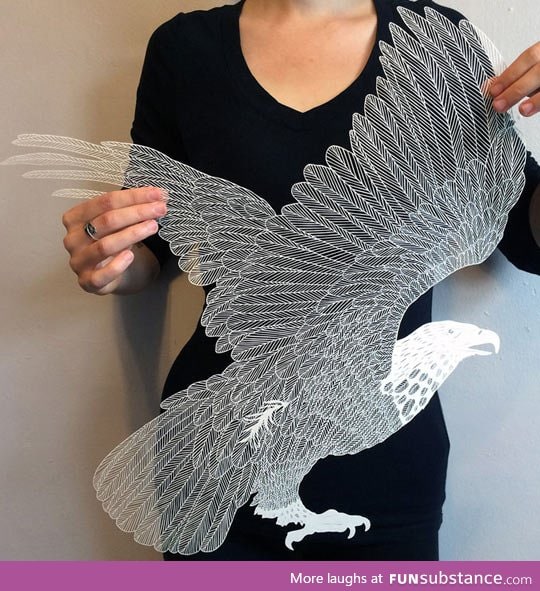 Incredible paper cut