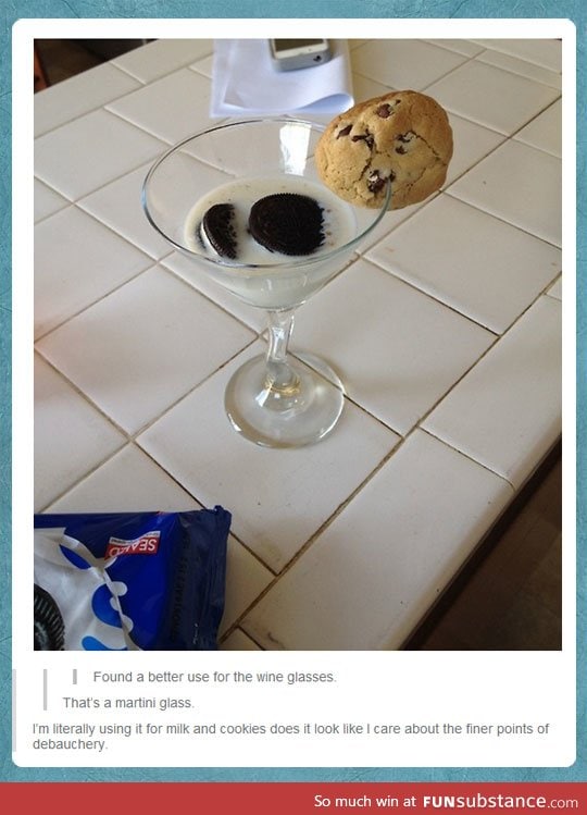 A better use for wine glasses