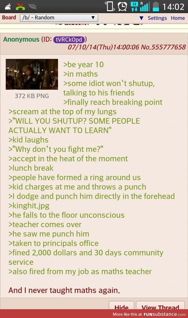 /b/ in math class