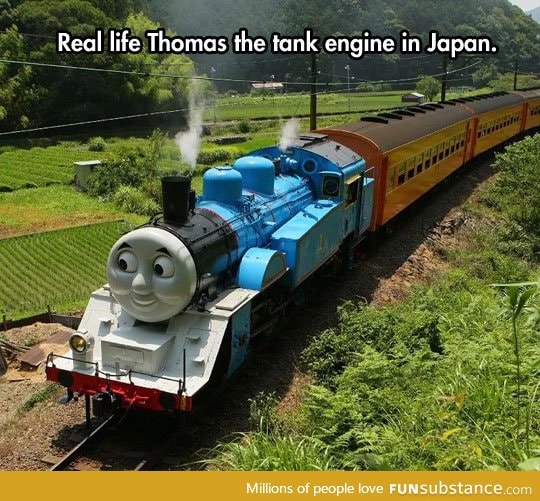 Real life thomas the tank