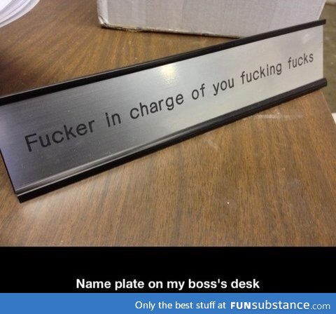 Name plates