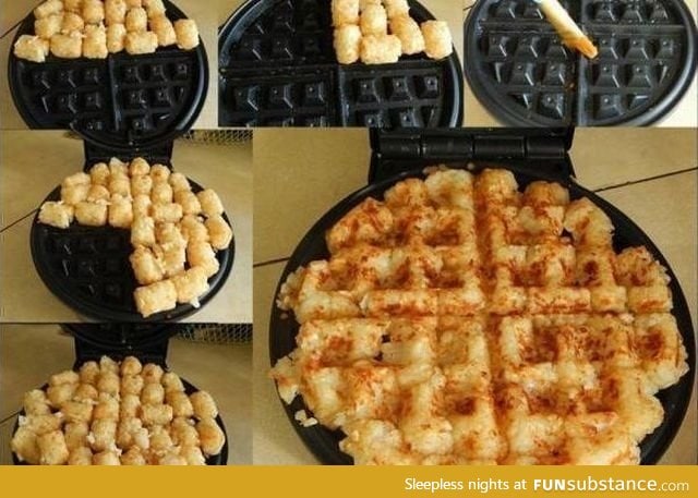 Hash brown waffle