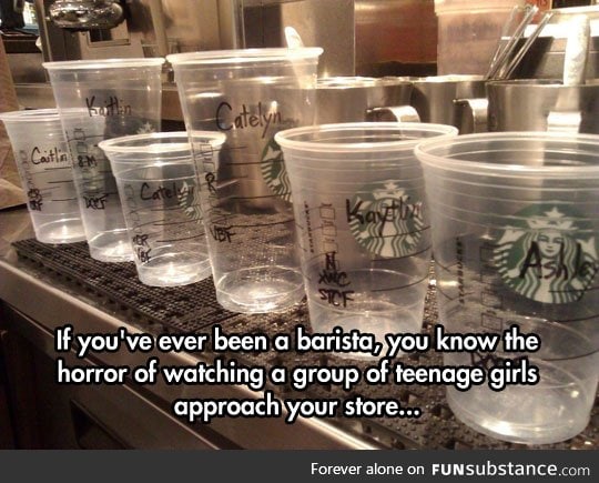 A barista's worst nightmare