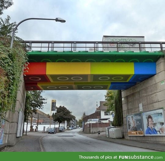 Lego bridge in germany