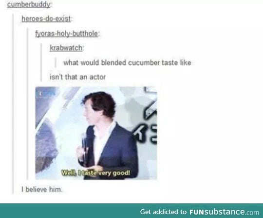 Cumberbatch is at it again