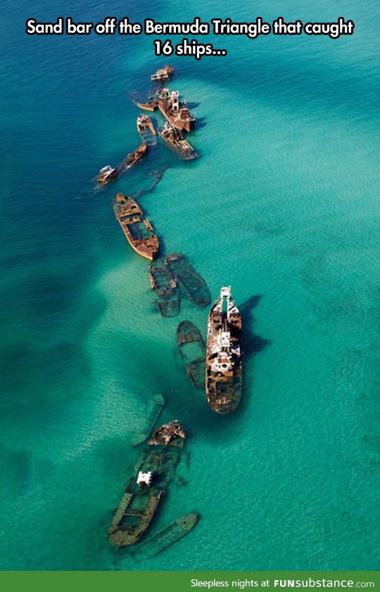 Bermuda triangle's graveyard