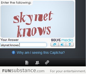 Captcha has become self-aware