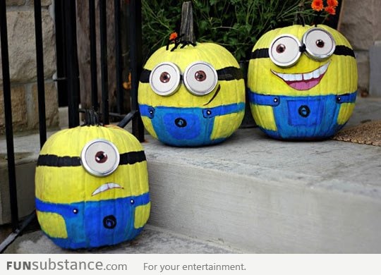 Minion Pumpkins