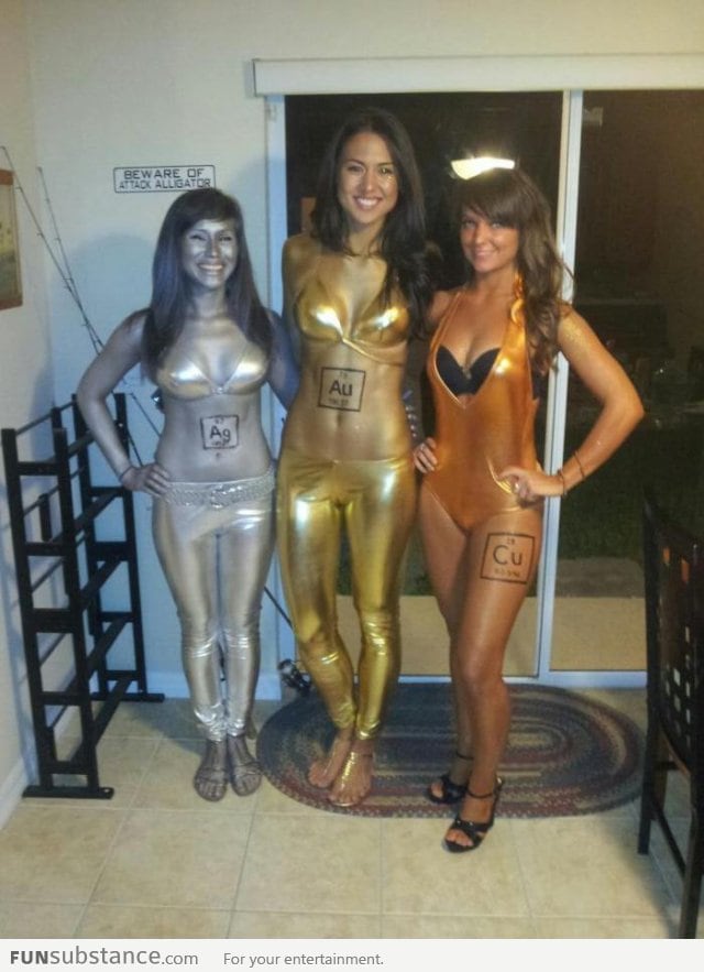 Silver, Gold, and Copper