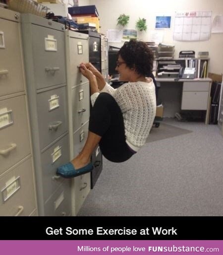 Exercise at work