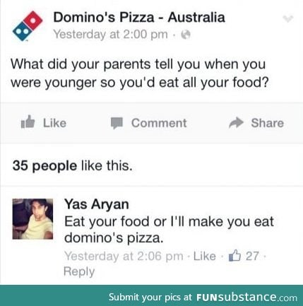 Nobody likes Domino's