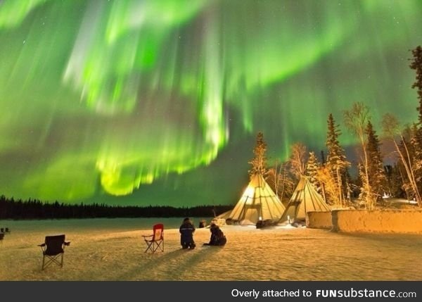 A night in Yellowknife, Canada