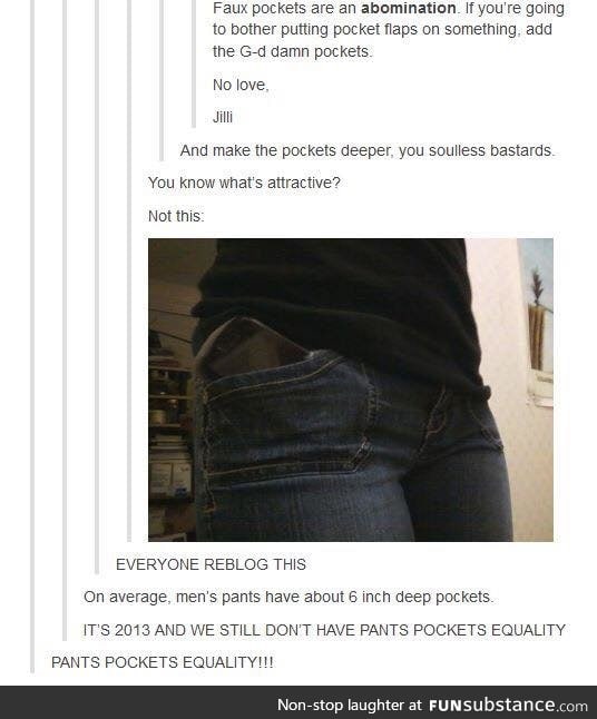 Pocket equality!