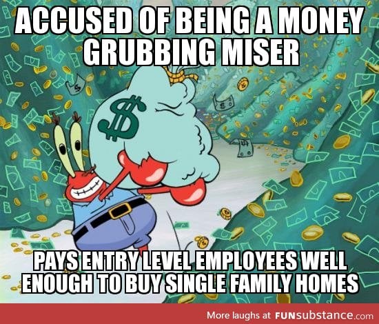 Good guy mr Crabs