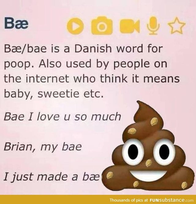 What does bae mean?