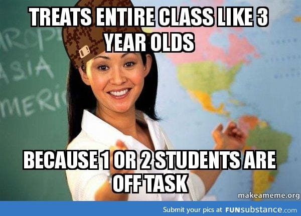 Scumbag Teacher