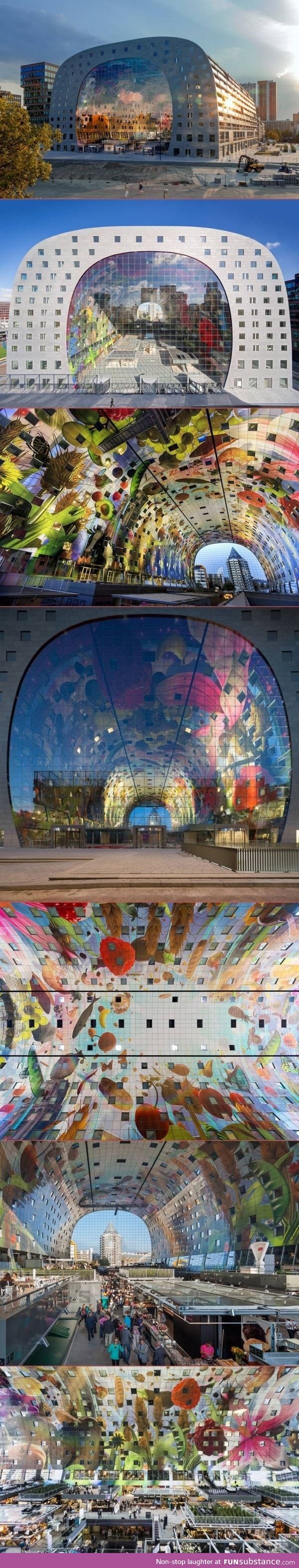 The Amazing and Newly-Opened Market Hall In Rotterdam