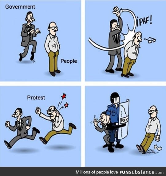 The political protest system