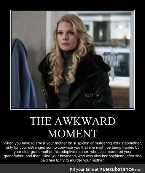 That awkward moment