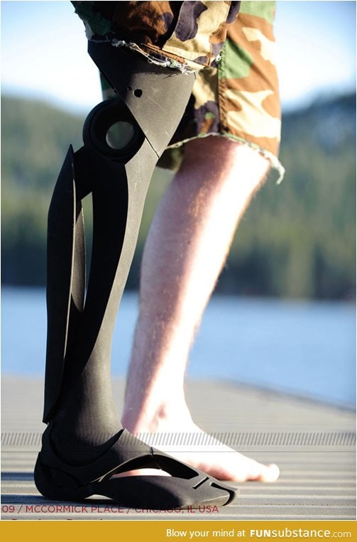 Industrial designer Scott Summit makes beautiful prosthetic legs