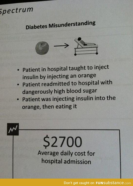 Diabetes misunderstanding