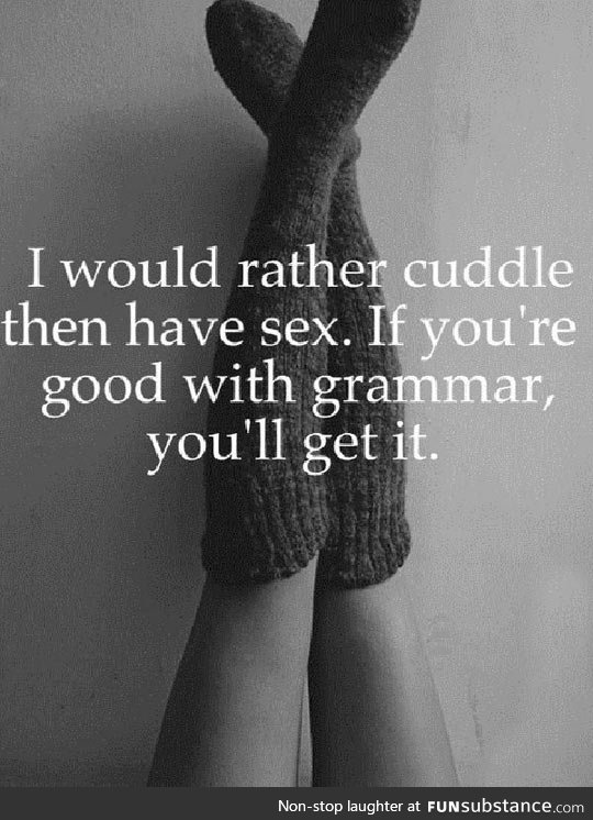 If you're good with grammar