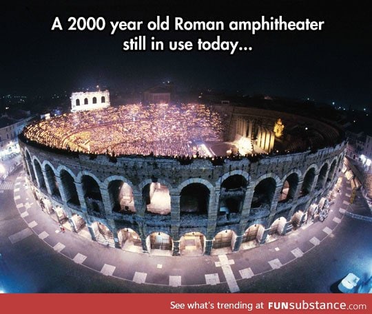 Located in verona arena, italy