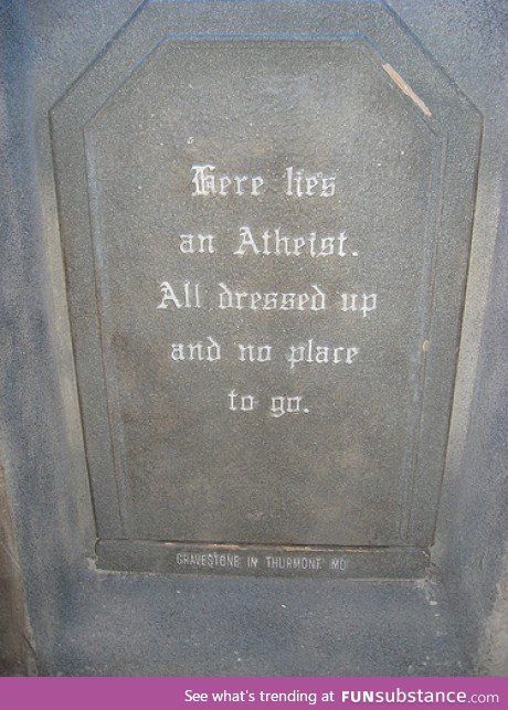 My future tombstone